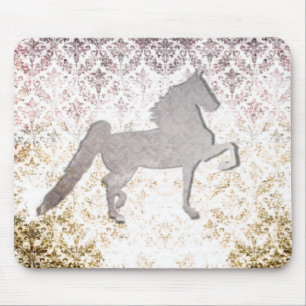 Hübsches lila Saddlebred Pferd Mousepad