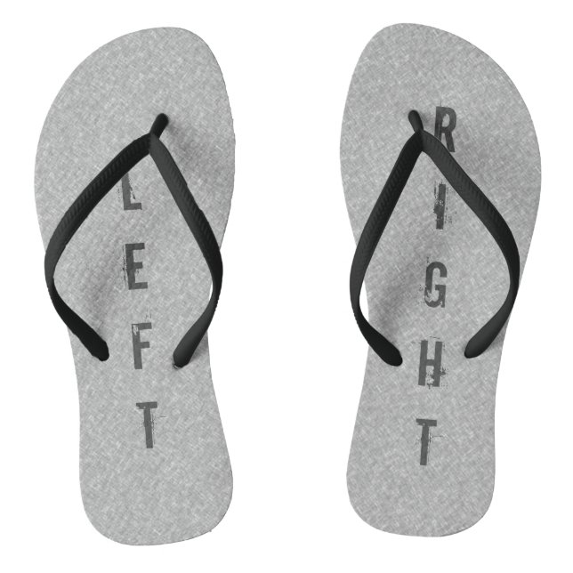 Hübsches, LINKS Graugrau Flip Flops (Fußbett)