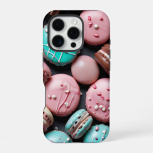 Hübsches Macaron  Monogramm iPhone 16 Pro Hülle