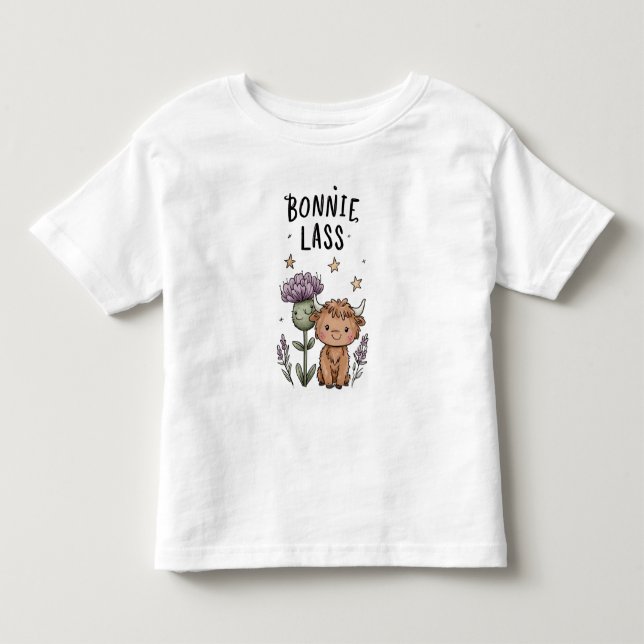 HÜBSCHES MÄDCHEN KLEINKIND T-SHIRT (Vorderseite)