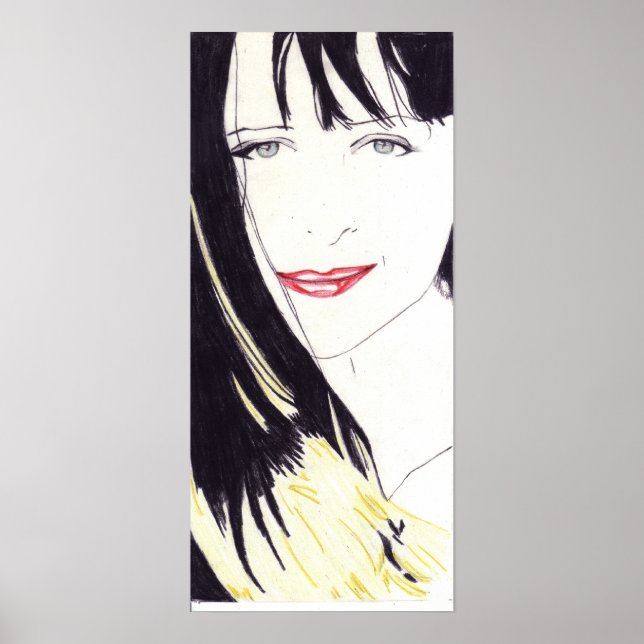 Hübsches Mädchen Poster (Vorne)