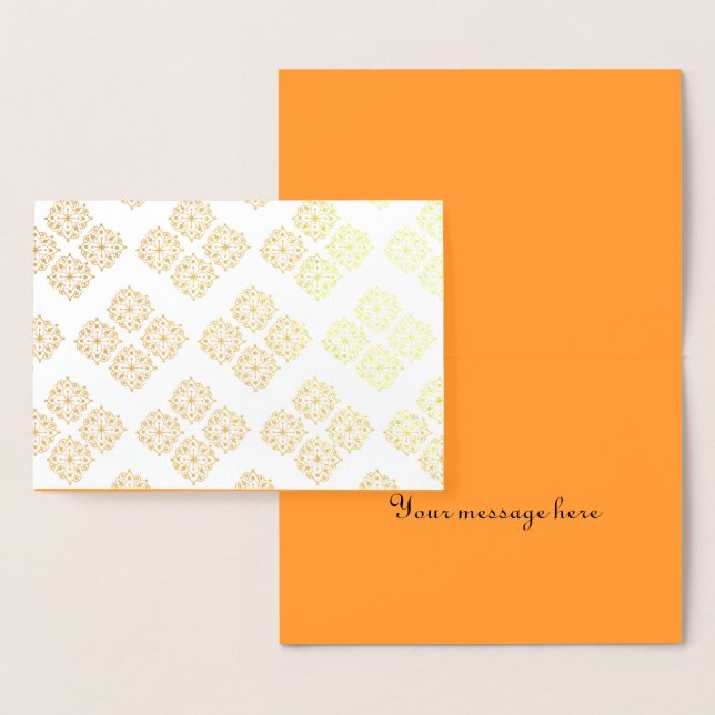 Hübsches Mandala Print Relaxation Geburtstag Folienkarte (Anzeige)