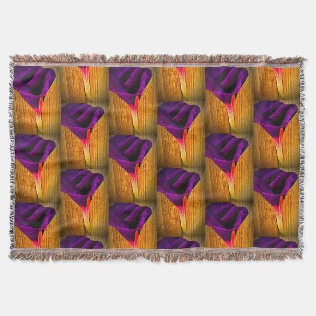 Hübsches mehrfarbiges Kegeltuch Decke (Vorderseite)