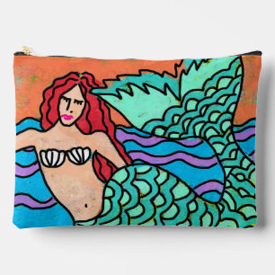 Hübsches Mermaid-Abstraktes Malen Zubehörtasche