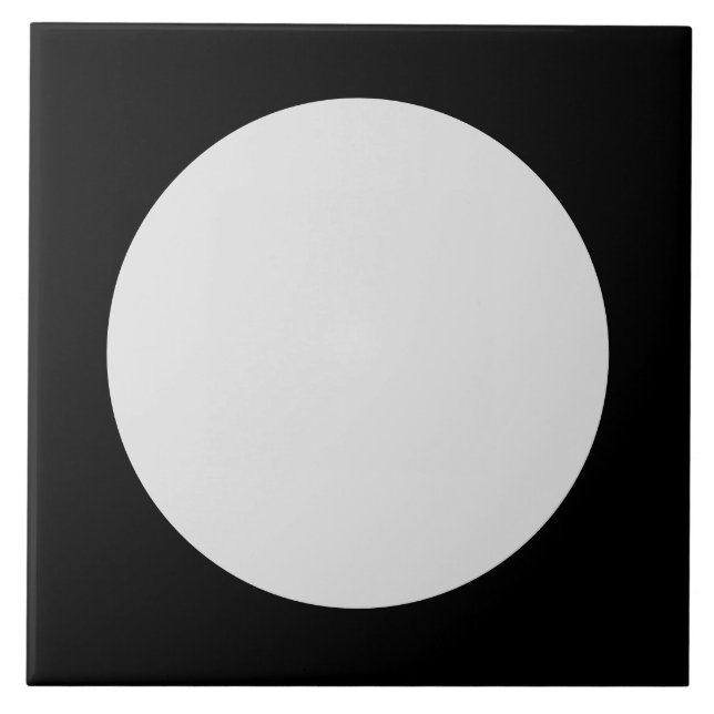 Hübsches, modernes Polka dot pattern Tile Fliese (Vorderseite)