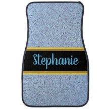 Hübsches Monogramm Gold mit blauer Marmorkonstrukt