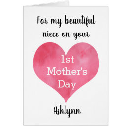 Hübsches Niece zum Muttertag