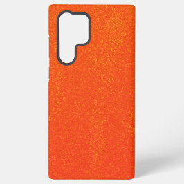 Hübsches oranges funkelndes Durcheinander Samsung Galaxy Hülle
