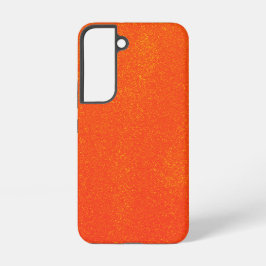 Hübsches oranges funkelndes Durcheinander Samsung Galaxy Hülle