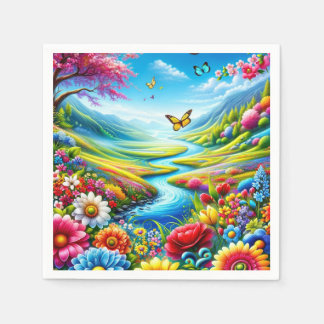 Hübsches Papierhandtuch Serviette