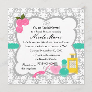 Hübsches Parfüm Einladung