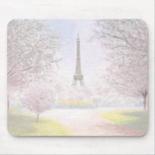 Hübsches Paris in den Pastellen Mousepad
