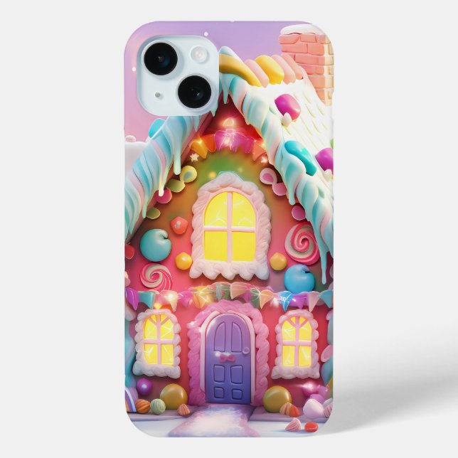 HÜBSCHES PASTEL CHRISTMAS FERIENHAUS GINGERBREAD Case-Mate iPhone HÜLLE (Rückseite)