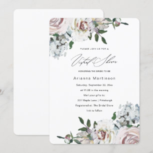 Hübsches Pastell Floral Brautparty Einladung