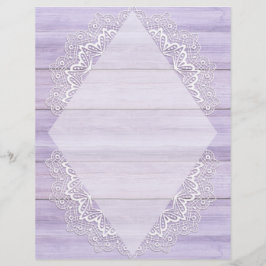 Hübsches Pastell-Holz und Weißspitzen-Schnürpapier