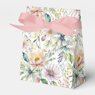 Hübsches pastellfarbenes Blumenmuster Geschenkschachtel