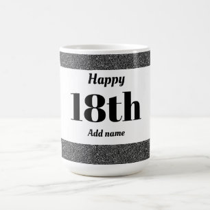 Hübsches personalisiertes Geburtstagsgeschenk 18.  Kaffeetasse