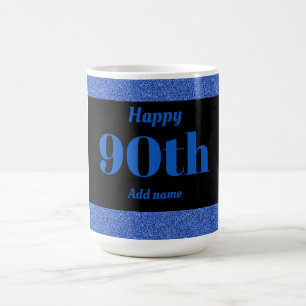 Hübsches personalisiertes Geburtstagsgeschenk, 90. Kaffeetasse