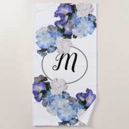 Hübsches personalisiertes Monogramm-mit Strandtuch