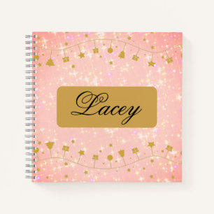 Hübsches personalisiertes Notebook Notizbuch