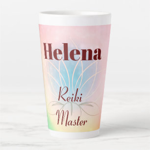 Hübsches personalisiertes Reiki-Masterdesign Milchtasse