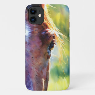 Hübsches Pferd Wasserfarben Art Phone Case