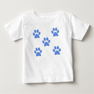Hübsches Pfotenabdruck-Shirt Baby T-shirt