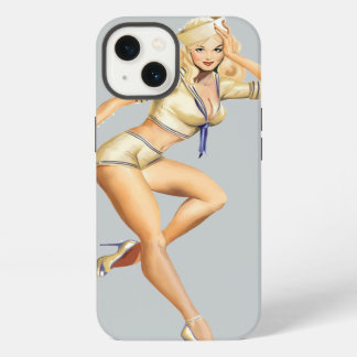 Hübsches Pin Up Mädchen iPhone Hülle