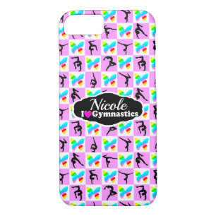 HÜBSCHES PINK-BUTTERFLY-GYMNASTICS-DESIGN Case-Mate iPhone HÜLLE