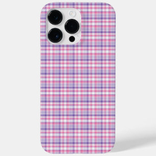 HÜBSCHES PINK und LILA KARIERT Case-Mate iPhone 14 Pro Max Hülle