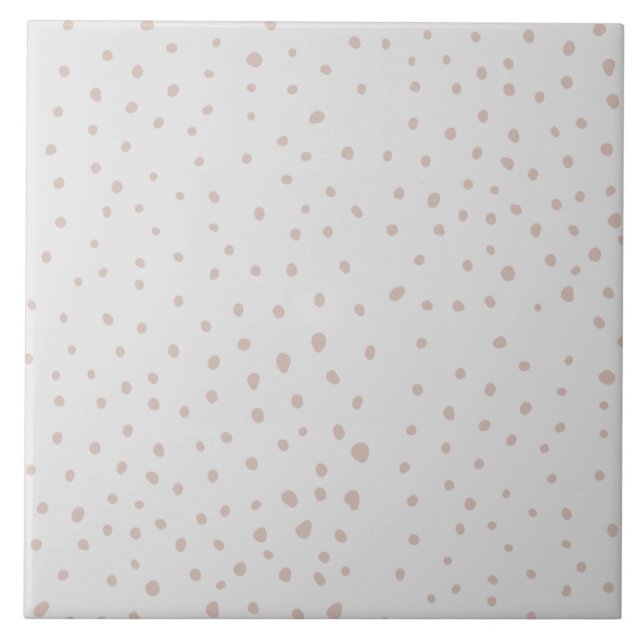 Hübsches Polka-Punktmuster Fliese (Vorderseite)