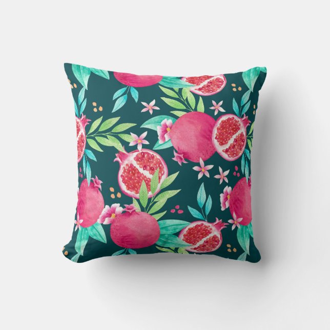 Hübsches Pomegranat Kissen (Vorderseite)
