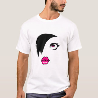 hübsches Punk 80 Mädchen T-Shirt