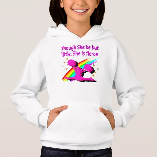 HÜBSCHES RAINBOW CHEERLEADER-DESIGN HOODIE (Vorderseite)