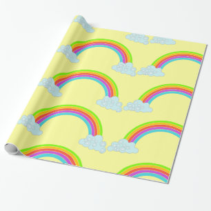 Hübsches Regenbogen-Verpackungs-Papier Geschenkpapier