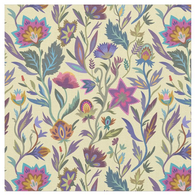 Hübsches Retro-Viktorianisches Muster l Stoff (Nahaufnahme)