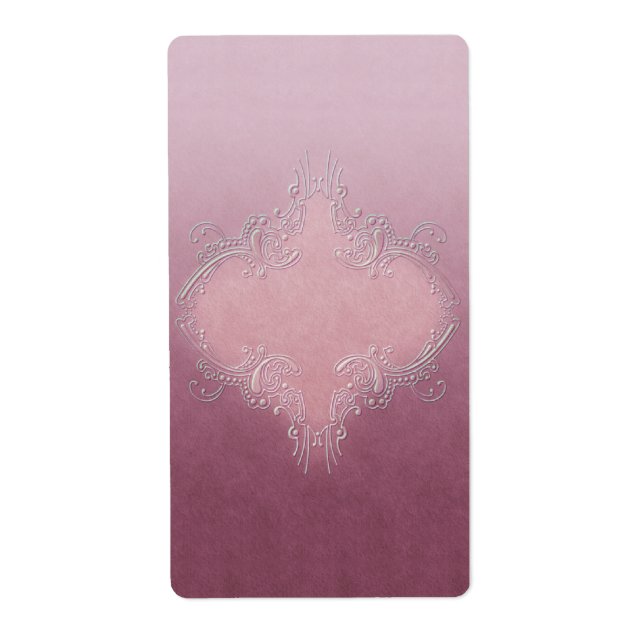 Hübsches rosa Apothekenetikum (Vorne)