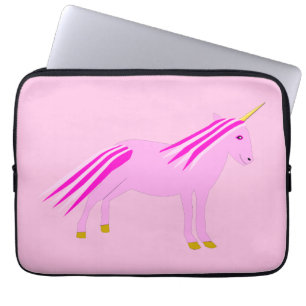 Hübsches rosa Baby Mädchen Einhorn Laptopschutzhülle