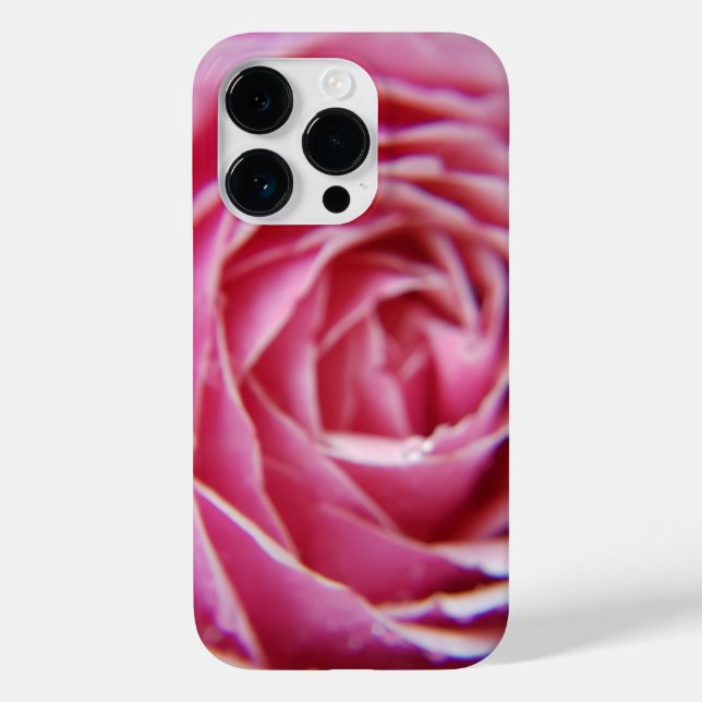 Hübsches Rosa erhob sich nah Case-Mate iPhone Hülle (Rückseite)