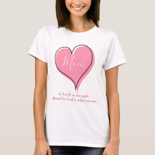 Hübsches rosa Herz für Mama T-Shirt