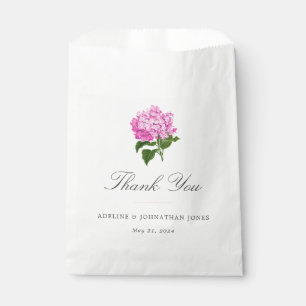 Hübsches Rosa Hydrangea Elegant Geschenktütchen