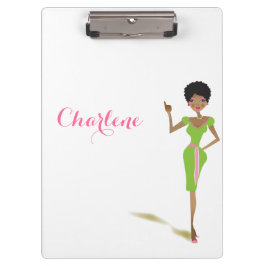 Hübsches Rosa Klemmbrett