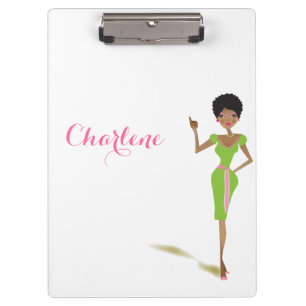 Hübsches Rosa Klemmbrett