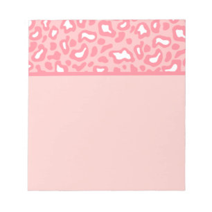 Hübsches rosa Leopard Notizbuch Notizblock