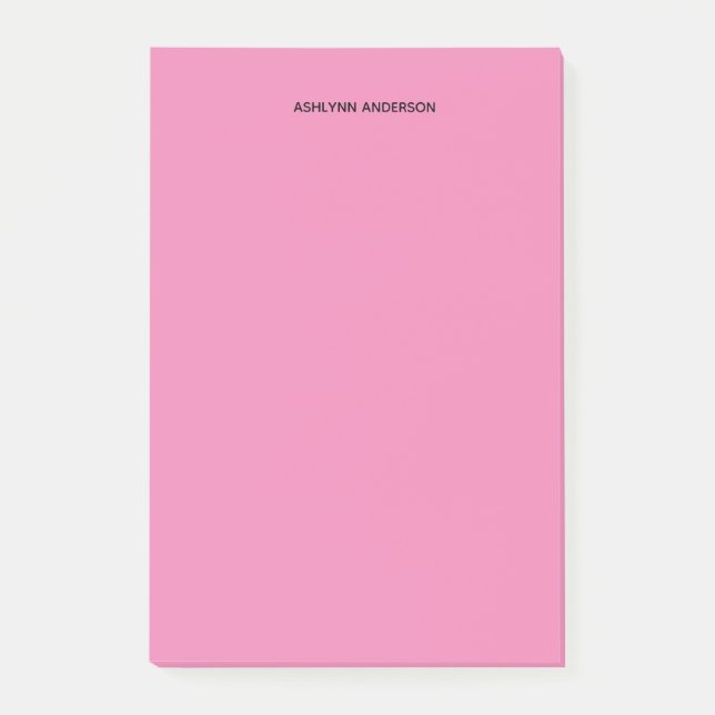 Hübsches Rosa Post-it Klebezettel (Vorderseite)