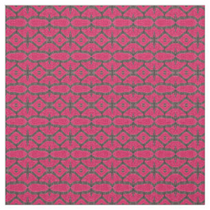 Hübsches rosa schwarzes Muster Stoff