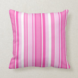 Hübsches Rosa Stripes dekoratives Kissen