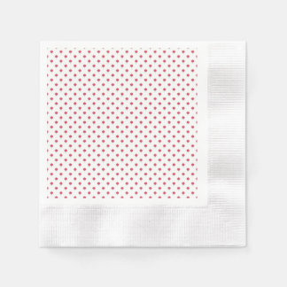 Hübsches rosa Tulpenmuster Papier Serviette
