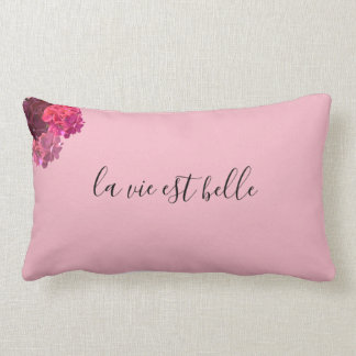 "Hübsches " rosa u. rotes lumbales dekoratives mit Lendenkissen