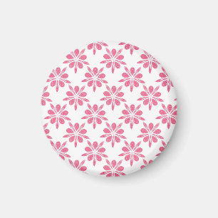 Hübsches rosa und weißes magnet